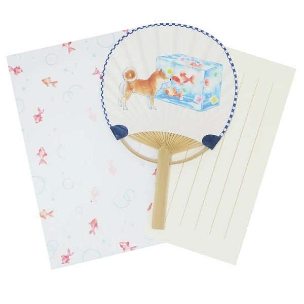 [ACT01] ACT Summer Fan Letter Set - Shiba & Goldfish - ACT__korean_sticker_stationery