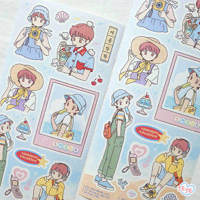 [JJ04] Jeje 'Summer Vaction' Sticker Sheet