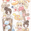 [MB52] NEW Maybean 'Dessert Time' Sticker Sheet