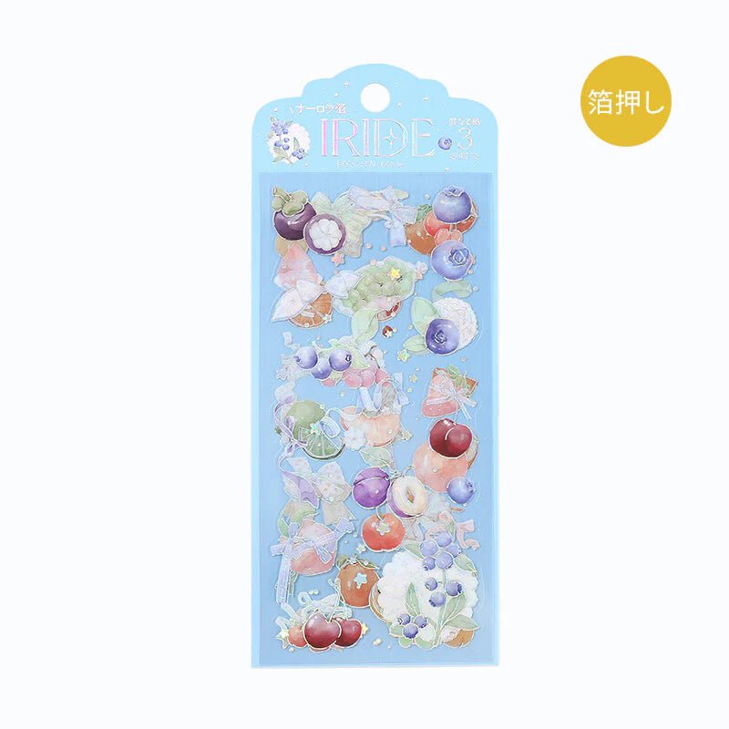 [BG15] BGM IRIDE Holographic Sticker Sheets (options) - BGM_BG15S6 - Planets_korean_sticker_stationery