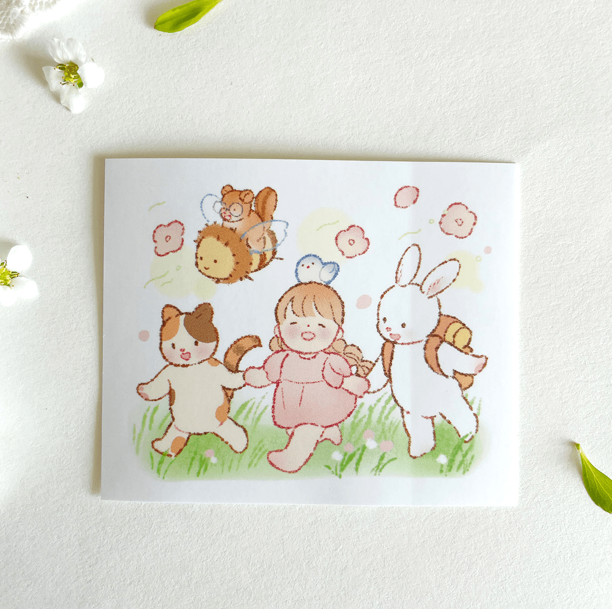 [BR14] by.rana 'Happiness Delivery' Sticker Sheet - by.rana__korean_sticker_stationery