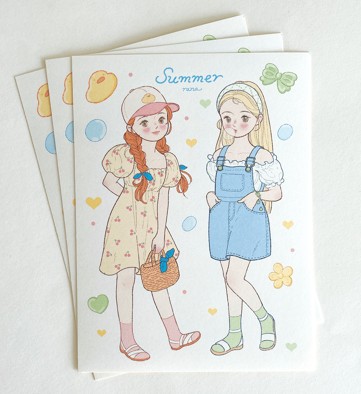 [BR15] by.rana Self - Cut Sticker Pack (options) - by.rana_BR15S3 - Summer_korean_sticker_stationery