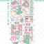 [GP08] Ghost Peach 'Mint Bubble Room' Sticker Sheet