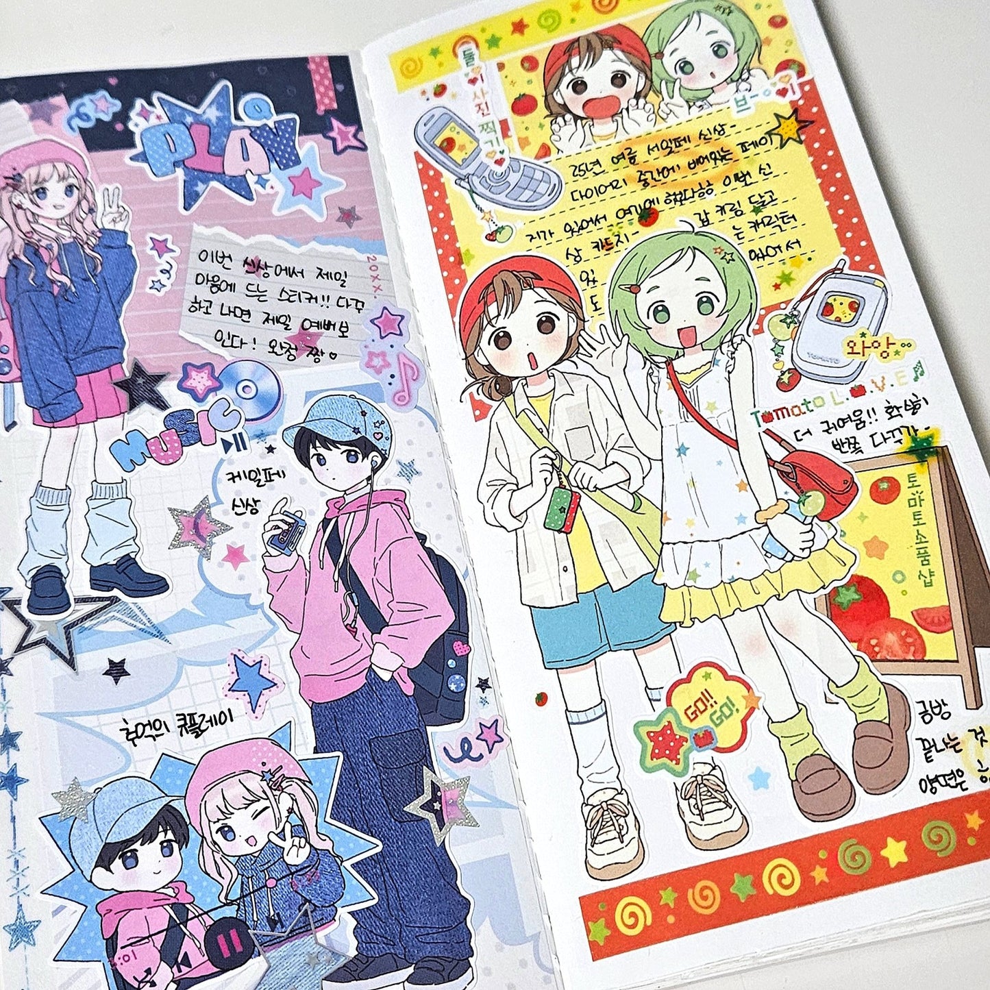 [CB09] NEW Cute Bus 'TTL' Sticker Sheet - Cute Bus__korean_sticker_stationery