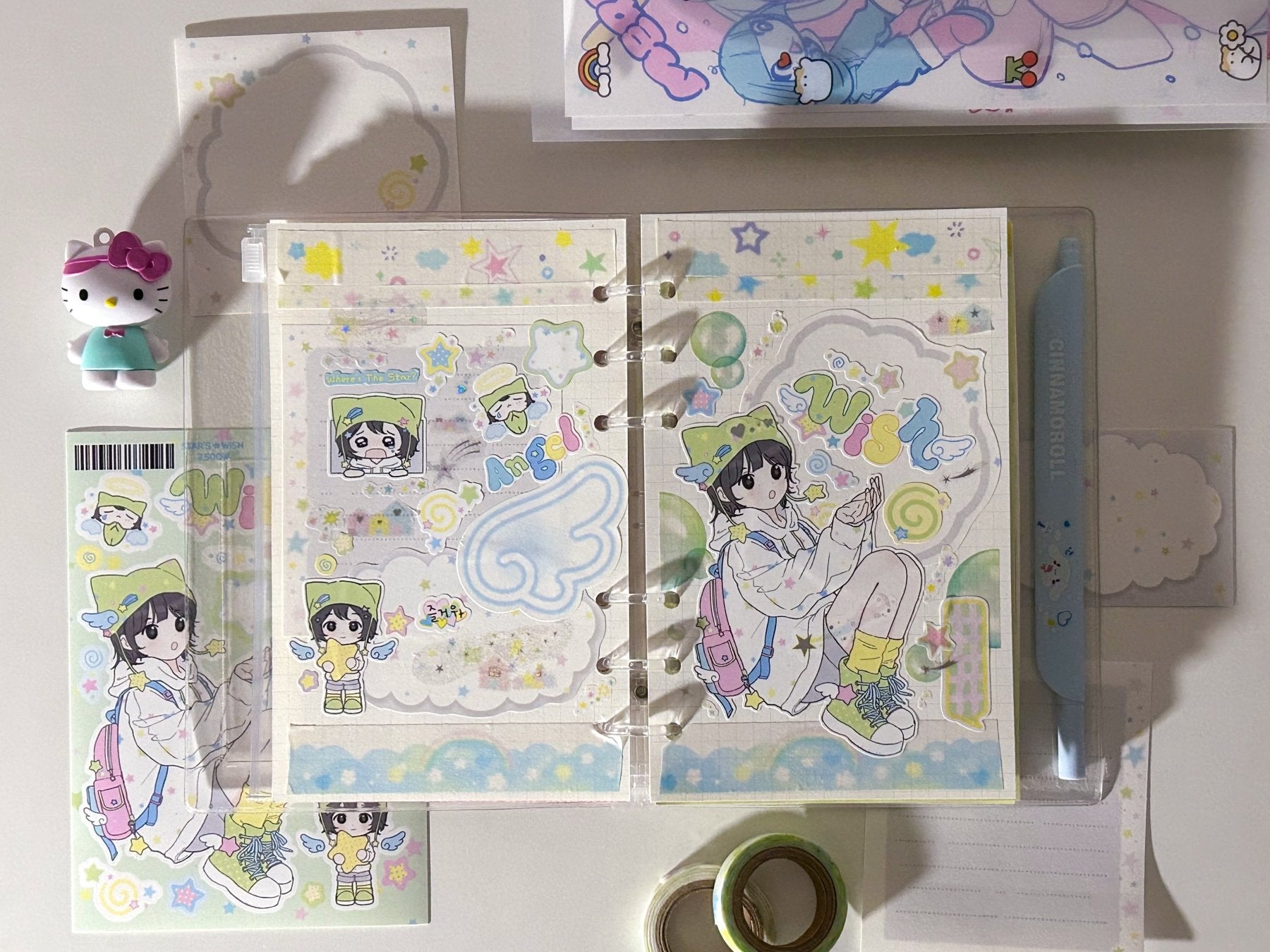 [CB17] NEW Cute Bus 'STAR'S WISH' Sticker Sheet - Cute Bus__korean_sticker_stationery