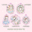 [CM11] Childhood Memories Fairies Acrylic Holographic Keychain (options) - Childhood Memories_Set of 5 (CM11)_korean_sticker_stationery