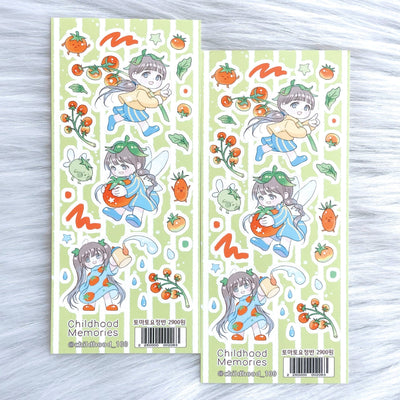 [CM37] Childhood Memories 'Tomato Fairy Class' Sticker Sheet - Childhood Memories__korean_sticker_stationery
