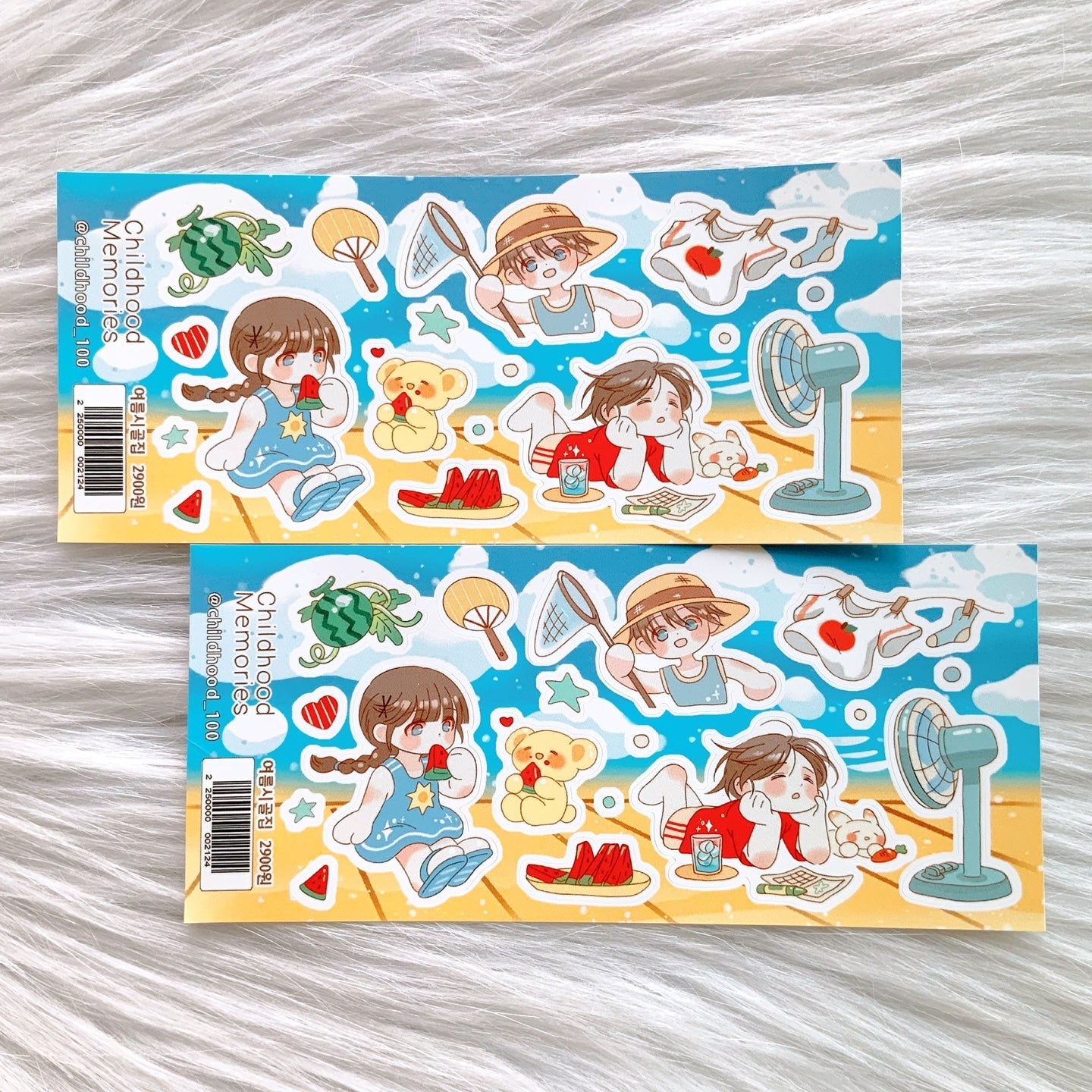 [CM41] Childhood Memories 'Summer Country Home' Sticker Sheet - Childhood Memories__korean_sticker_stationery