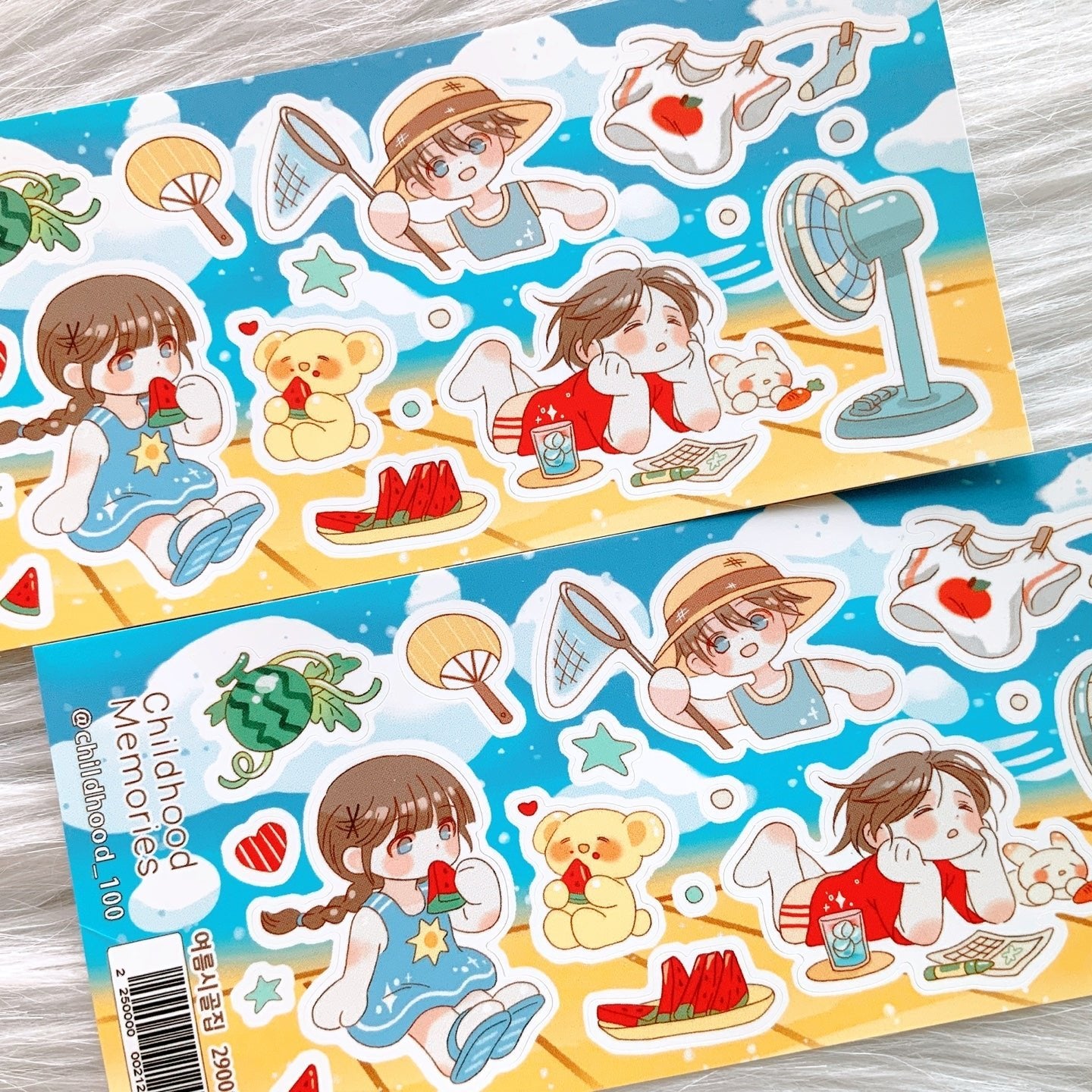 [CM41] Childhood Memories 'Summer Country Home' Sticker Sheet - Childhood Memories__korean_sticker_stationery