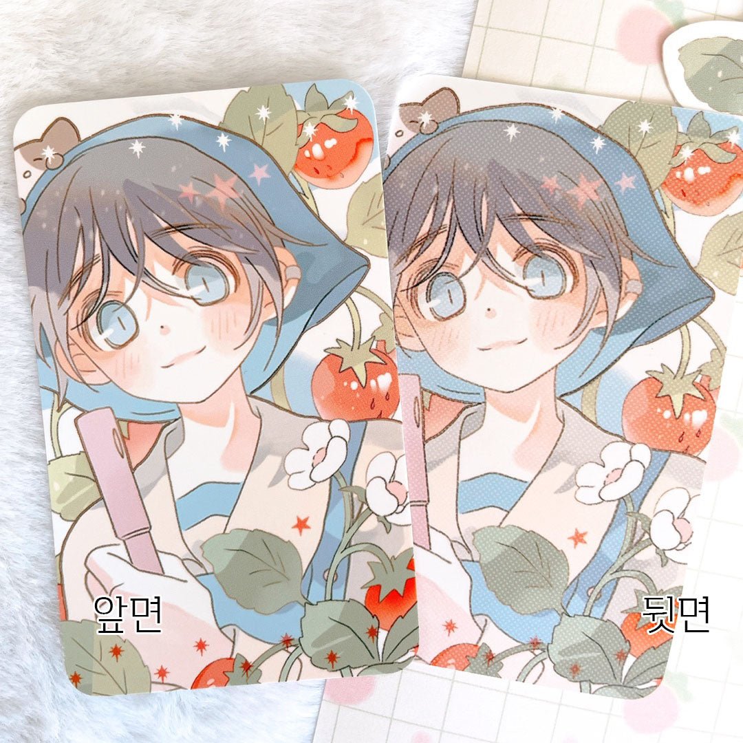 [CM42] Childhood Memories 'March' Sticker Pack (Single/Pack) - Childhood Memories_CM42S7 - Strawberry Seal Set w/Photocards_korean_sticker_stationery