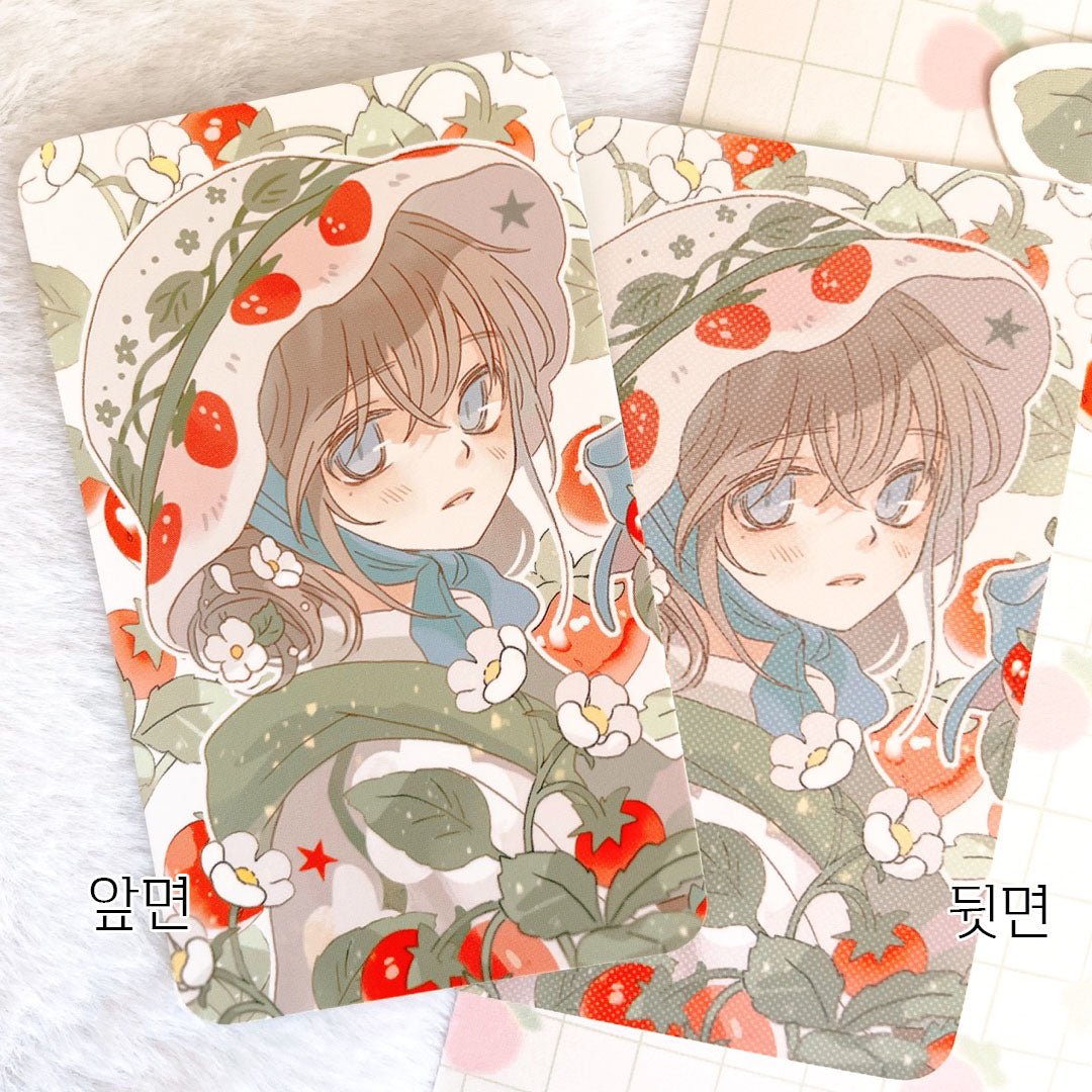 [CM42] Childhood Memories 'March' Sticker Pack (Single/Pack) - Childhood Memories_CM42S7 - Strawberry Seal Set w/Photocards_korean_sticker_stationery