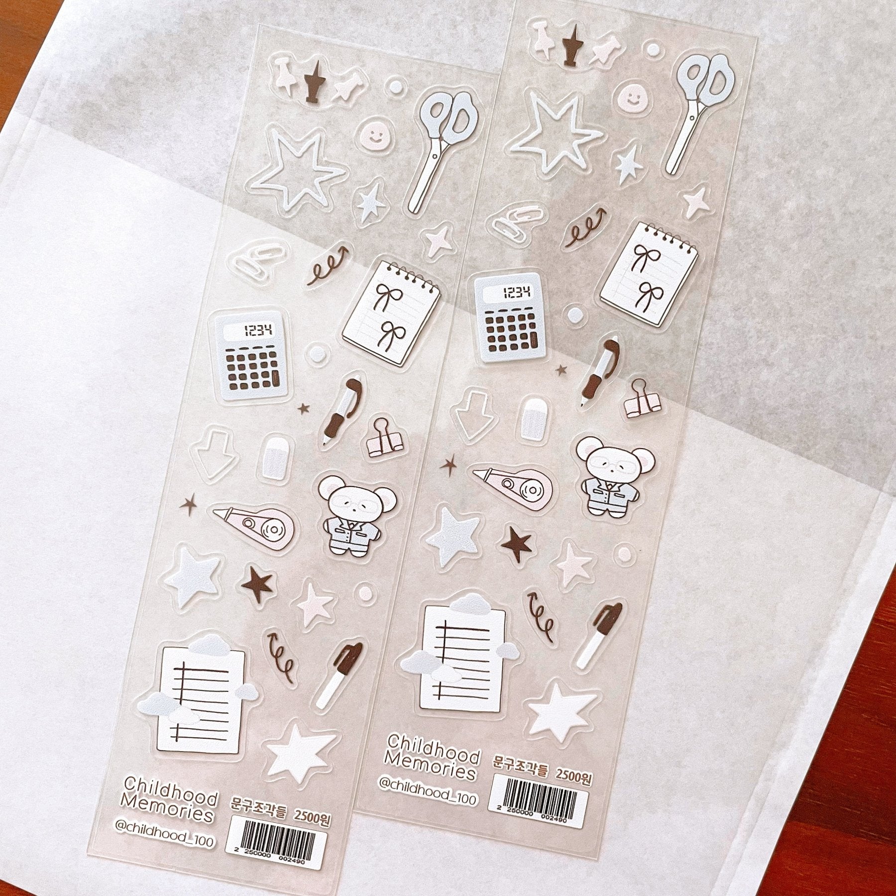 [CM44] Childhood Memories 'May' Sticker Pack (Single/Pack) - Childhood Memories_CM44S2 - Stationery Pieces_korean_sticker_stationery