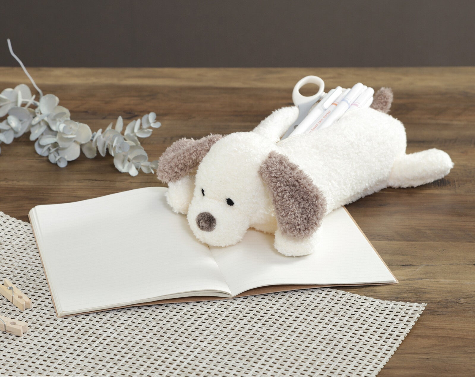 [COLTA] Animals Pencil Case (options) - Q - LIA_Dog_korean_sticker_stationery