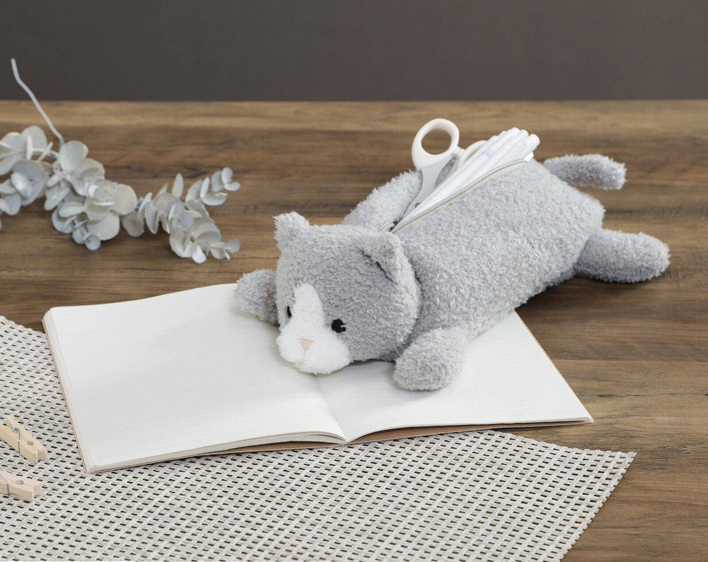 [COLTA] Animals Pencil Case (options) - Q - LIA_Cat_korean_sticker_stationery