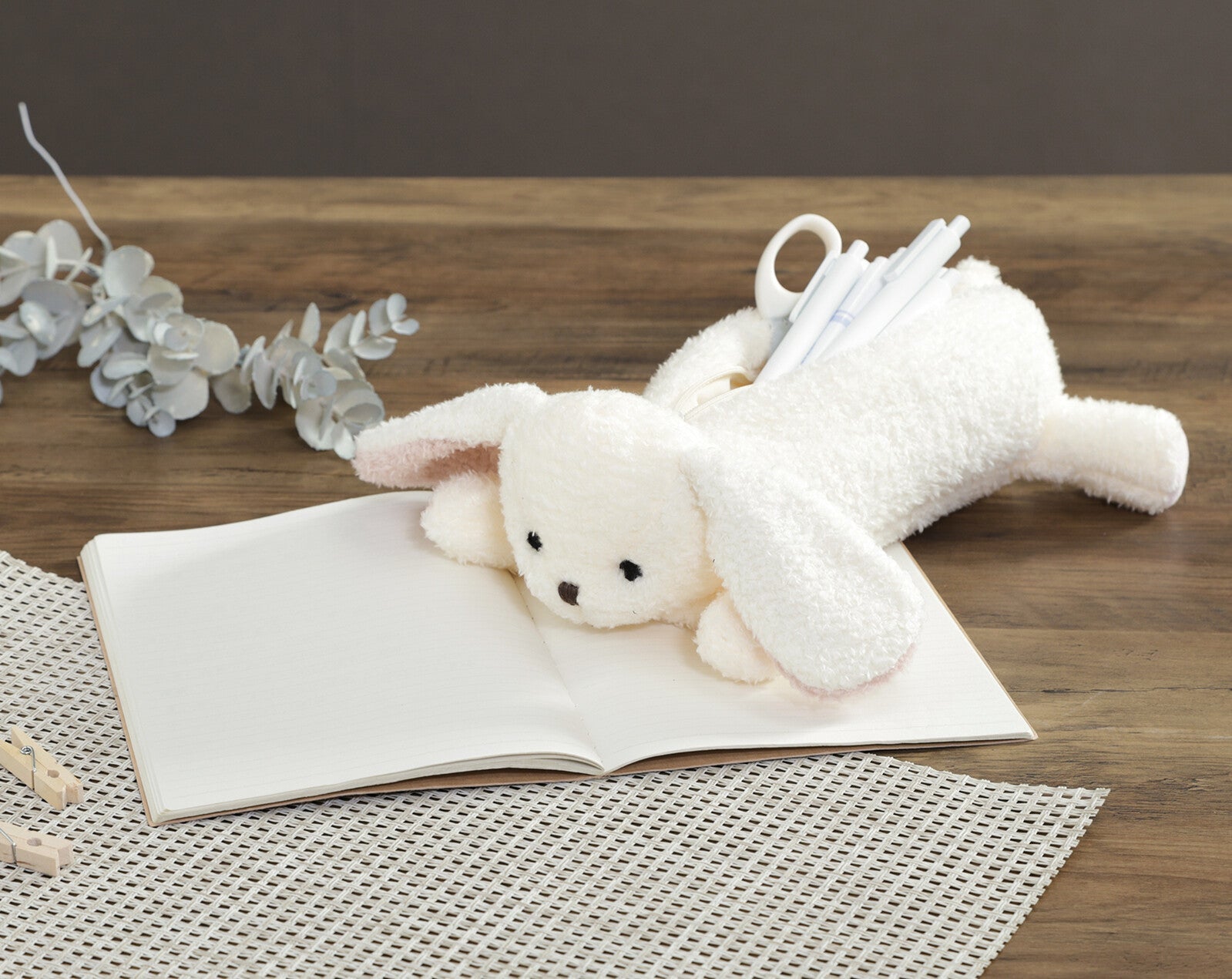 [COLTA] Animals Pencil Case (options) - Q - LIA_Bunny_korean_sticker_stationery