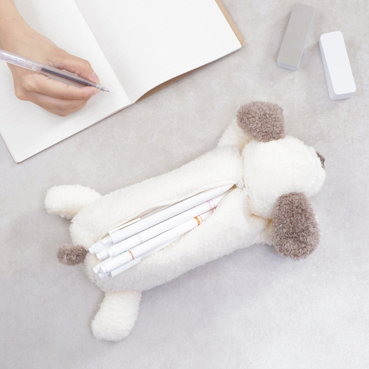 [COLTA] Animals Pencil Case (options) - Q - LIA_Elephant_korean_sticker_stationery