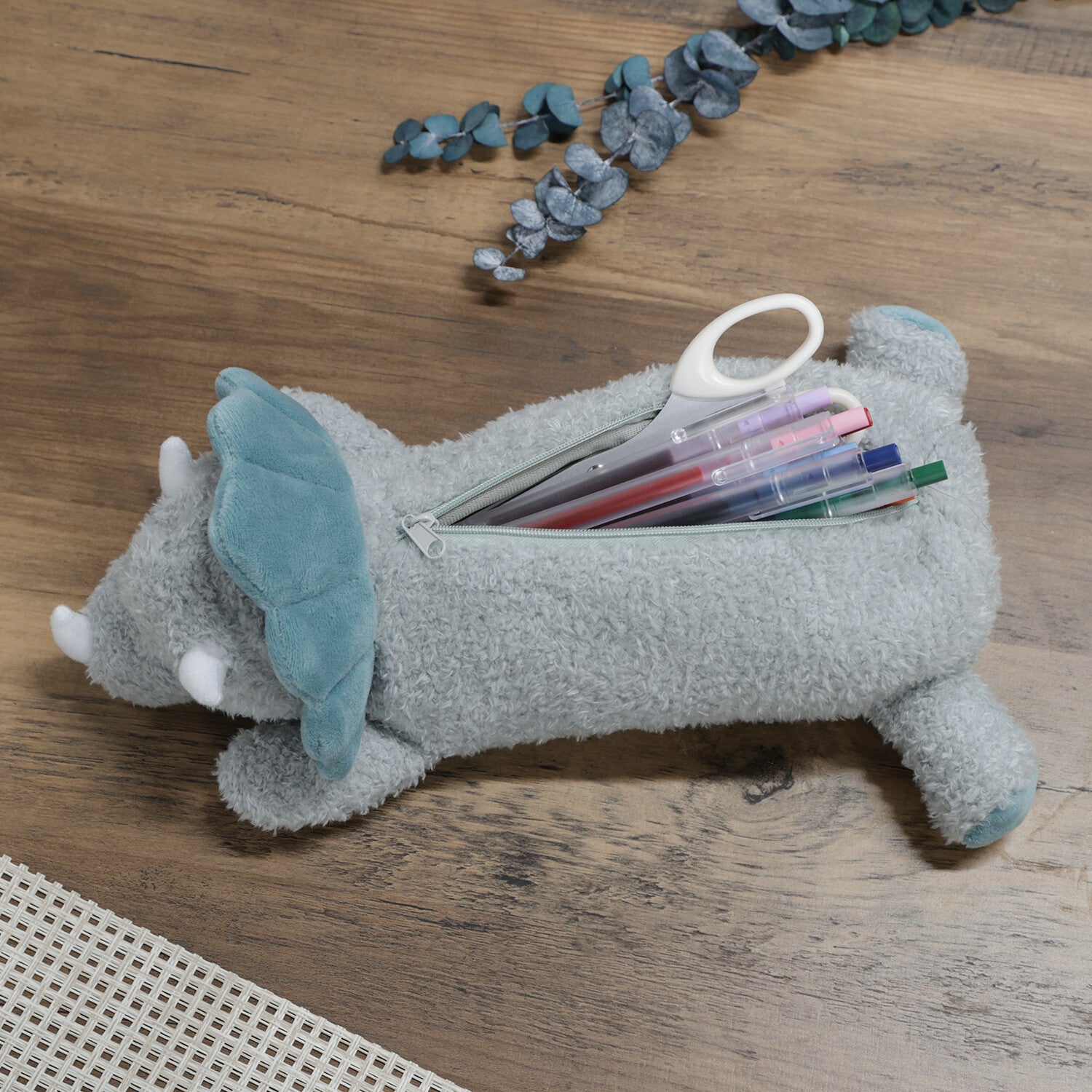 [COLTA] Animals Pencil Case (options) - Q - LIA_Fox_korean_sticker_stationery