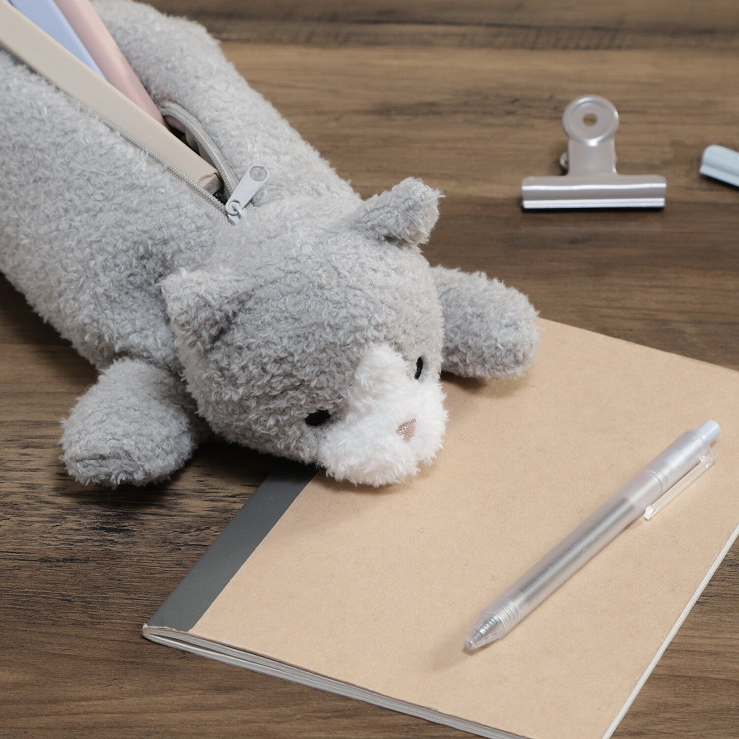 [COLTA] Animals Pencil Case (options) - Q - LIA_Dog_korean_sticker_stationery