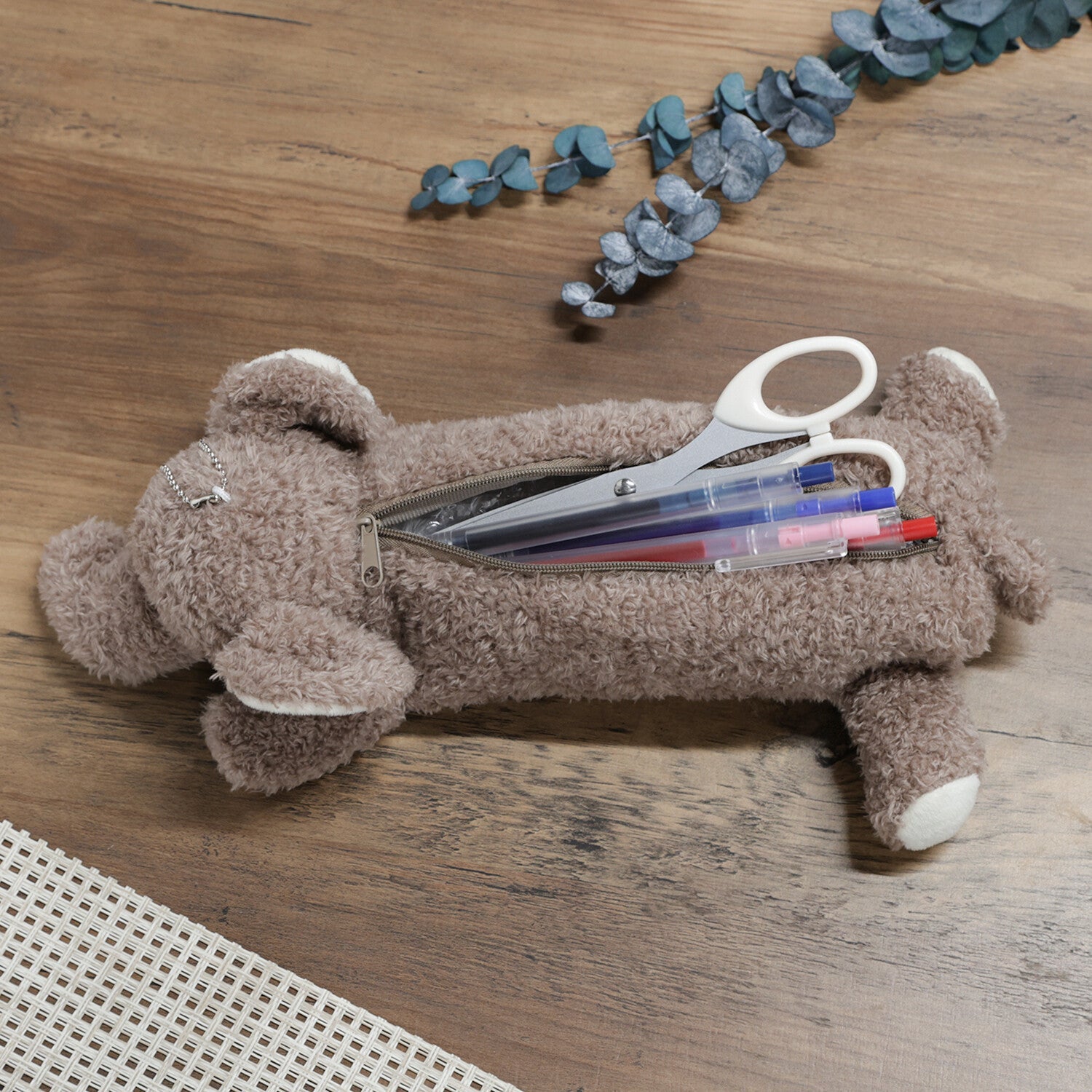 [COLTA] Animals Pencil Case (options) - Q - LIA_Elephant_korean_sticker_stationery