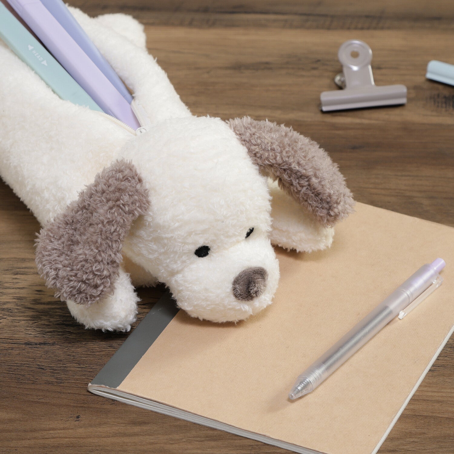 [COLTA] Animals Pencil Case (options) - Q - LIA_Elephant_korean_sticker_stationery