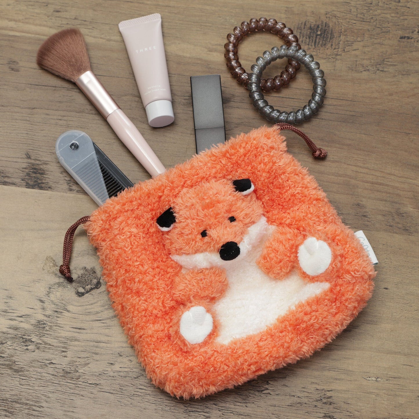 [COLTA] Animals Pouch (options) - Q - LIA_Fox_korean_sticker_stationery
