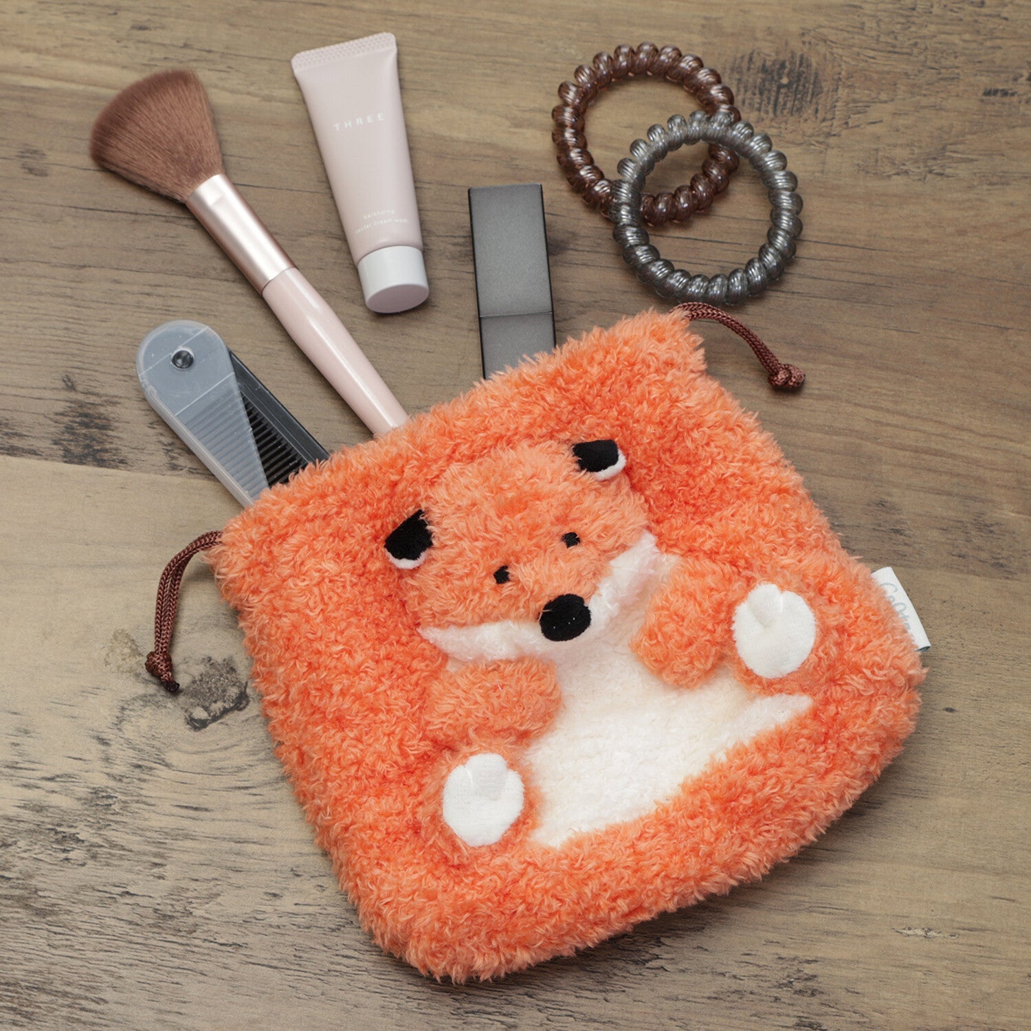 [COLTA] Animals Pouch (options) - Q - LIA_Fox_korean_sticker_stationery