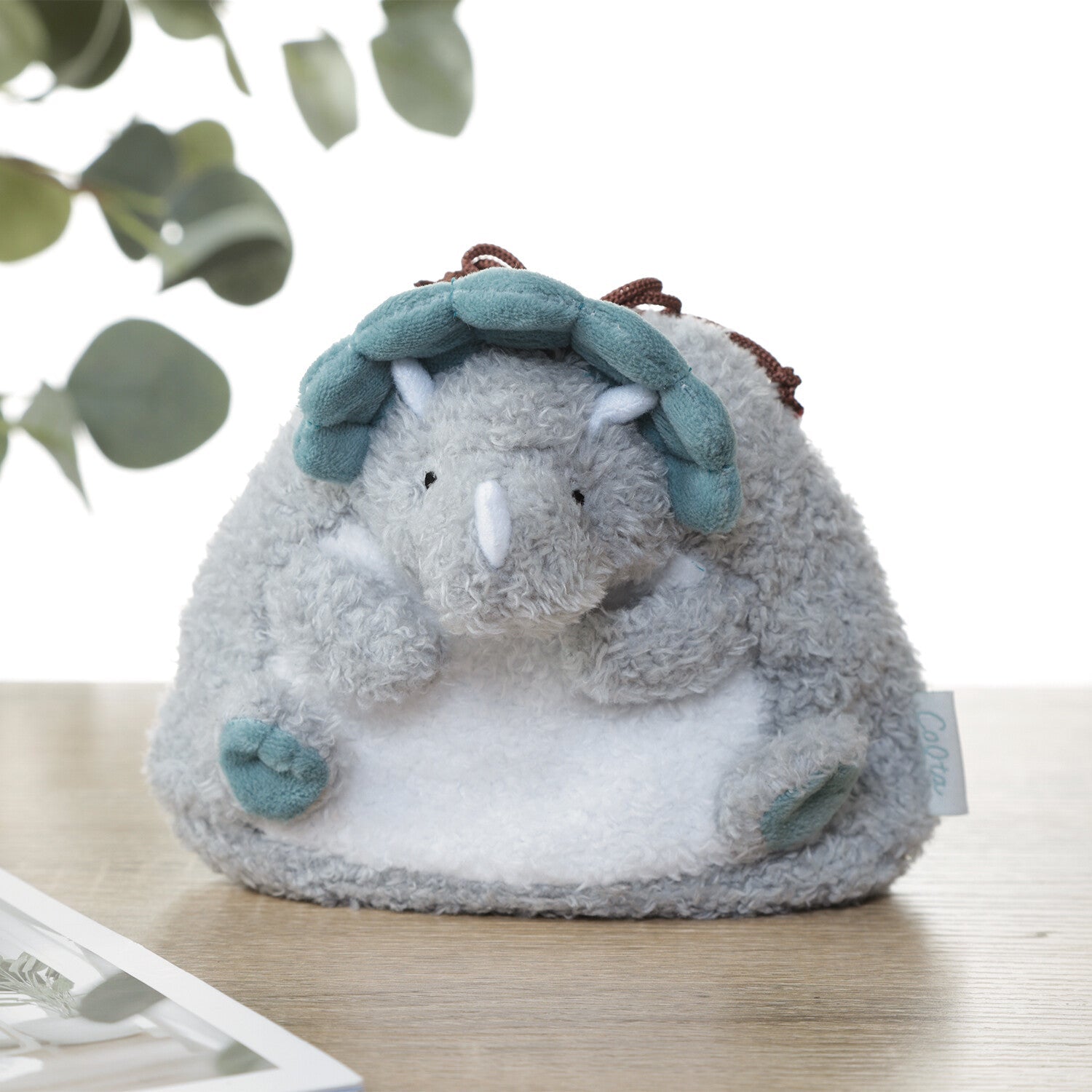 [COLTA] Animals Pouch (options) - Q - LIA_Triceratops_korean_sticker_stationery