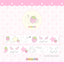 [CR10] NEW Creamy Milky 'Strawberry Angel Matte Silver Foil' Kisscut Masking Tape - Creamy Milky__korean_sticker_stationery