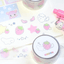 [CR10] NEW Creamy Milky 'Strawberry Angel Matte Silver Foil' Kisscut Masking Tape - Creamy Milky__korean_sticker_stationery