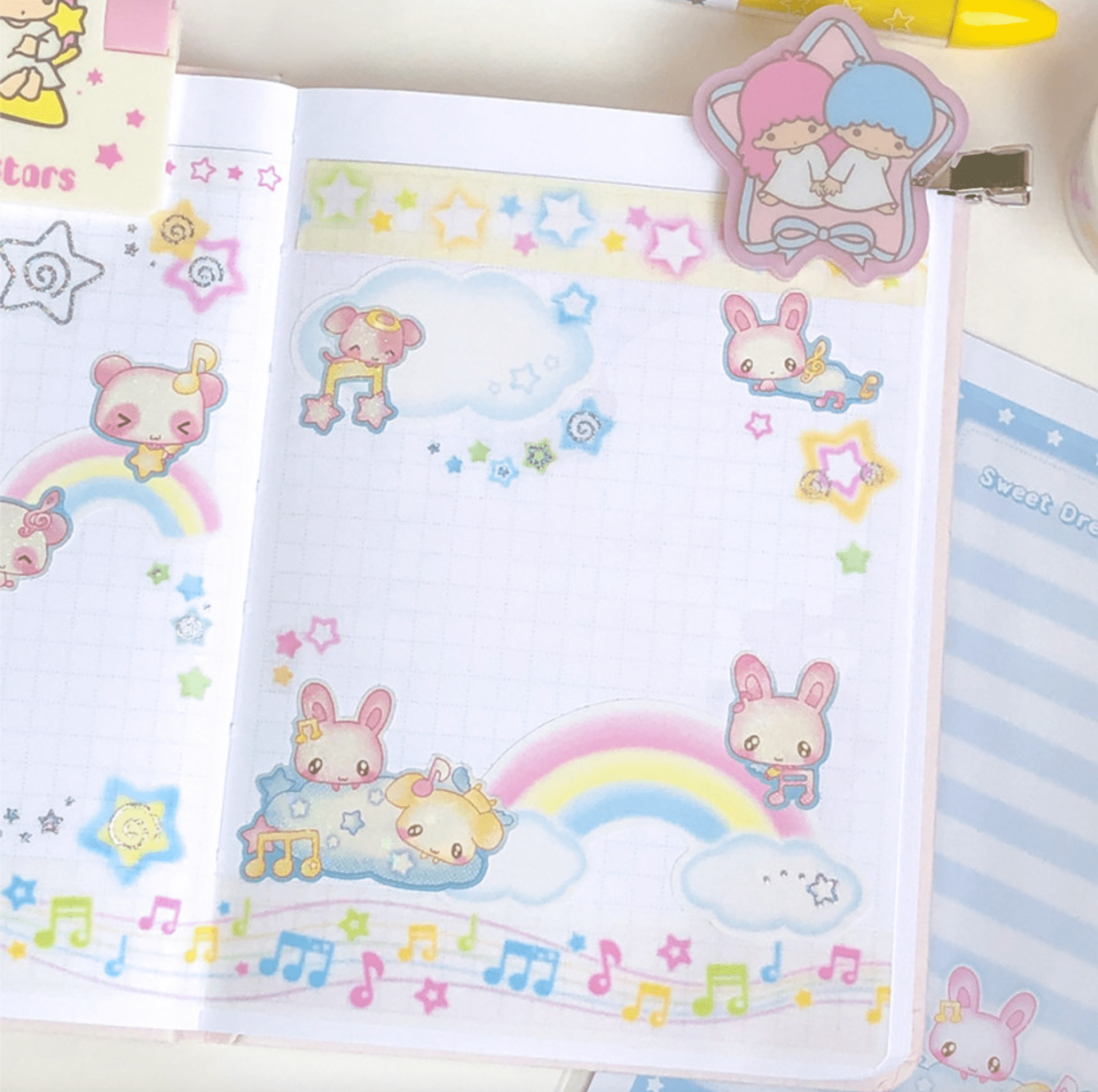 [CR12] NEW Creamy Milky 'Sweet Melody' Masking Tape - Creamy Milky__korean_sticker_stationery