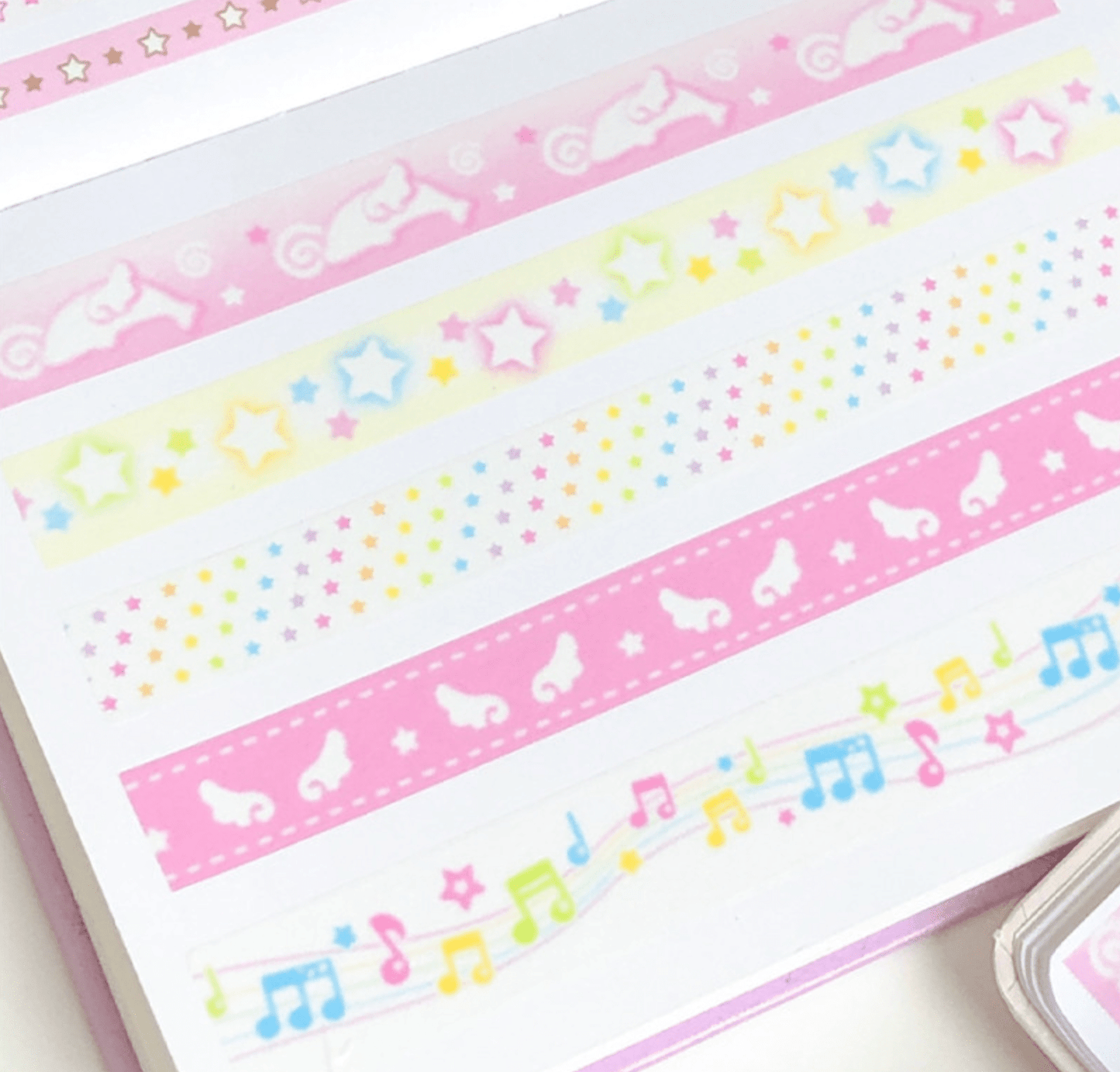 [CR12] NEW Creamy Milky 'Sweet Melody' Masking Tape - Creamy Milky__korean_sticker_stationery