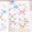 [CR15] NEW Creamy Milky 'Square Square Star' Masking Tape - Creamy Milky__korean_sticker_stationery
