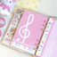 [CR16] NEW Creamy Milky 'A6 Pink Melody Diary Insert' - Creamy Milky__korean_sticker_stationery