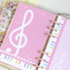[CR16] NEW Creamy Milky 'A6 Pink Melody Diary Insert' - Creamy Milky__korean_sticker_stationery