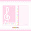 [CR16] NEW Creamy Milky 'A6 Pink Melody Diary Insert' - Creamy Milky__korean_sticker_stationery