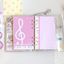 [CR16] NEW Creamy Milky 'A6 Pink Melody Diary Insert' - Creamy Milky__korean_sticker_stationery