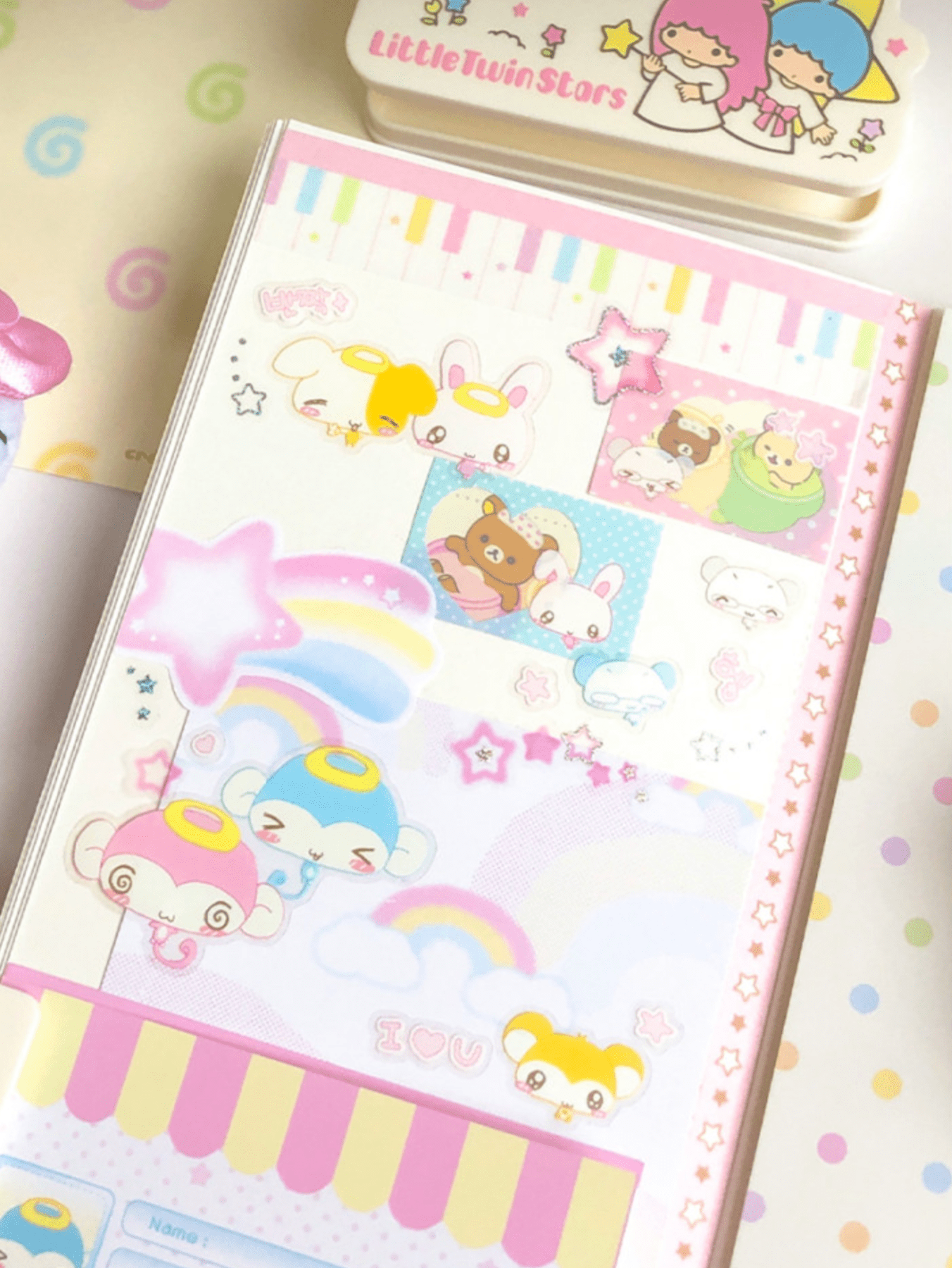 [CR18] NEW Creamy Milky 'Reaction King' Clear Sticker Sheet - Creamy Milky__korean_sticker_stationery