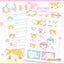 [CR18] NEW Creamy Milky 'Reaction King' Clear Sticker Sheet - Creamy Milky__korean_sticker_stationery