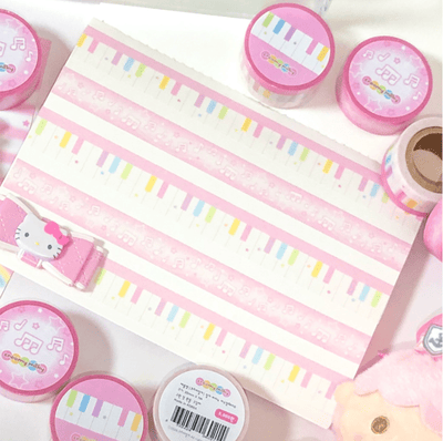 [CR20] NEW Creamy Milky 'Music Note Milky Way' Masking Tape - Creamy Milky__korean_sticker_stationery