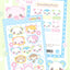 [CR22] NEW Creamy Milky 'Creamy Friends' Matte Sticker Sheet - Creamy Milky__korean_sticker_stationery