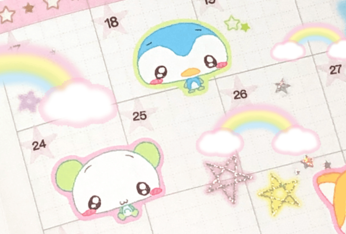 [CR22] NEW Creamy Milky 'Creamy Friends' Matte Sticker Sheet - Creamy Milky__korean_sticker_stationery