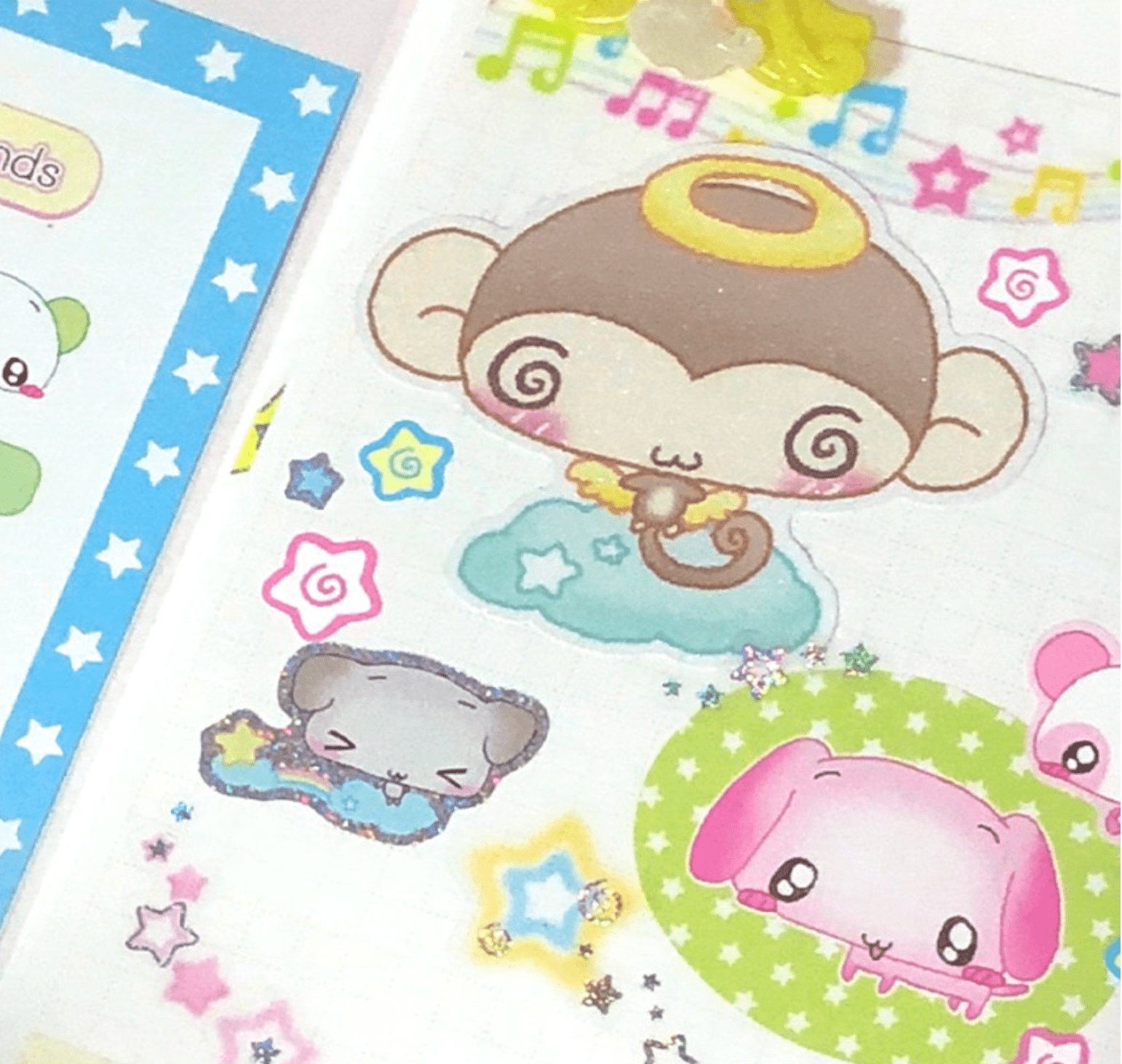 [CR24] NEW Creamy Milky 'Angel Pieces' Sticker Seal Set - Creamy Milky__korean_sticker_stationery