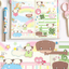 [CR27] NEW Creamy Milky 'A Dog's Day' Sugar Glitter Sticker Sheet - Creamy Milky__korean_sticker_stationery