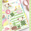 [CR27] NEW Creamy Milky 'A Dog's Day' Sugar Glitter Sticker Sheet - Creamy Milky__korean_sticker_stationery