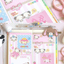 [CR29] NEW Creamy Milky 'Panda's Cozy Day' Sugar Glitter Sticker Sheet - Creamy Milky__korean_sticker_stationery