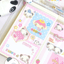[CR29] NEW Creamy Milky 'Panda's Cozy Day' Sugar Glitter Sticker Sheet - Creamy Milky__korean_sticker_stationery