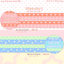 [CW104] Cotton World 'Birthday Gift Masking Tape Set' - Cotton World__korean_sticker_stationery