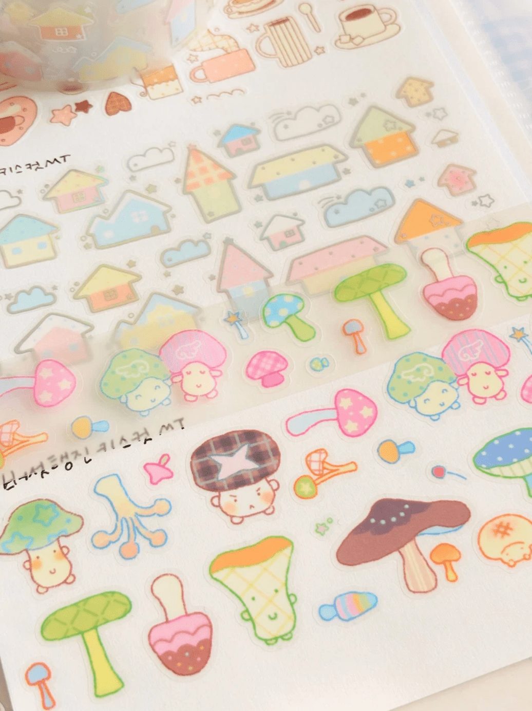 [CW141] Cotton World 'Fall Angel Kisscut' Making Tapes (options) - Cotton World_CW141S1 - Pastel House_korean_sticker_stationery