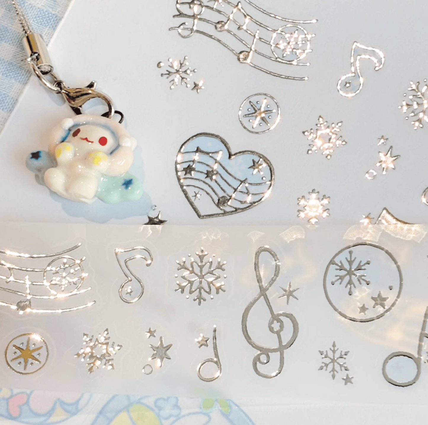 [CW147] Cotton World 'Dot Dot Dot Winter' Kisscut/Masking Tape (options) - Cotton World_CW147S1 - Cookie Dance_korean_sticker_stationery