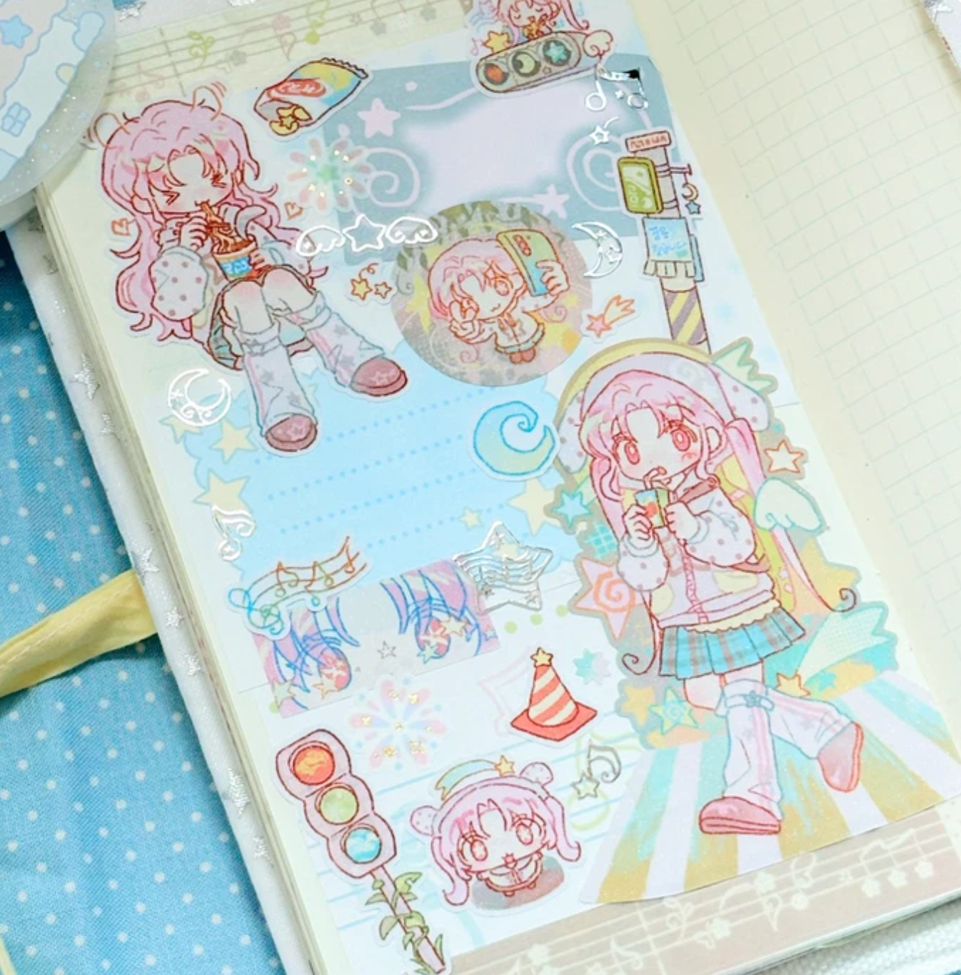 [CW165] NEW Cotton World 'Precious Day' Sticker Pack (Single/Pack) -Cotton World_CW165 - Pack_korean_sticker_stationery